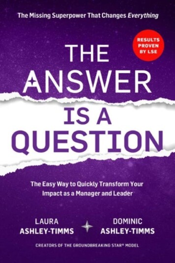 The Answer Is A Question Av Laura Ashley-Timms, Dominic Ashley-Timms