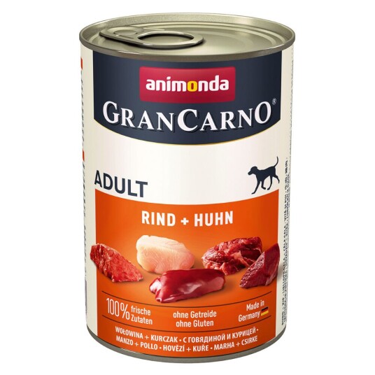 Animonda Grancarno Original Adult 6 X 400 G Storfekjøtt & Kylling