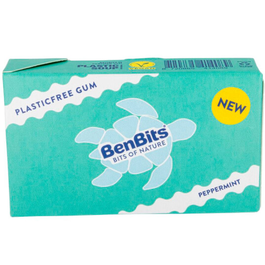 Naturlig xylitol tyggegummi BENBITS Peppermint 18g Naturlig xylitol tyggegummi BENBITS Peppermint 18g