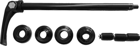 Hamax 12mm thru axle, universal bakaksel STD BLACK Hamax 12mm thru axle, universal bakaksel STD BLACK