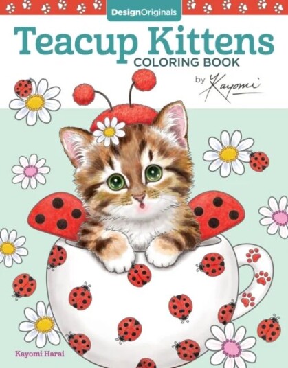 Teacup Kittens Coloring Book Av Kayomi Harai