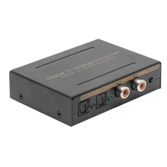 Digital-til-analog omformer med switch