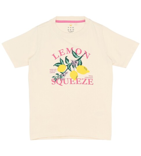 The New Tnsabrina S_S Tee Cream 110/116 The New Tnsabrina S_S Tee Cream 110/116