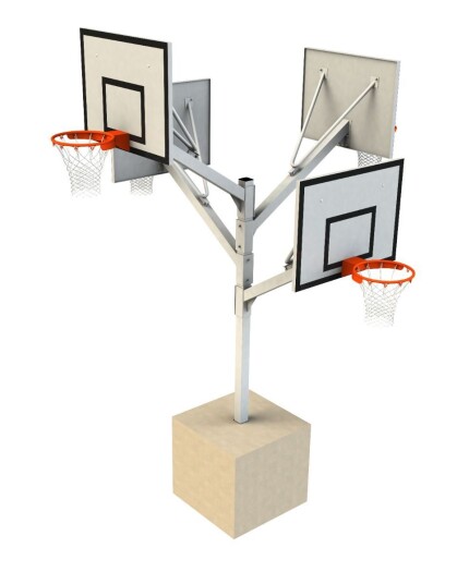 Basketballstativ Senterbasket 4 utheng Basketballstativ Senterbasket 4 utheng