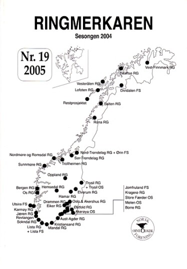 Ringmerkaren nr.19 Sesongen 2005 Ringmerkaren nr.19 Sesongen 2005