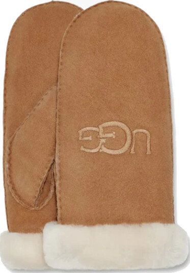 UGG W Sheepskin Emb Mit Chestnut Beige L/XL UGG W Sheepskin Emb Mit Chestnut Beige L/XL