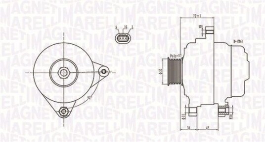 Dynamo MAGNETI MARELLI 063731792010