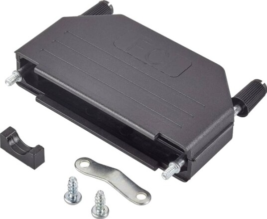 Fci D-Sub 86303637Blf D-Sub-Kabinett Polantall: 9 Plast Metallisert 180° Sort 1 Stk