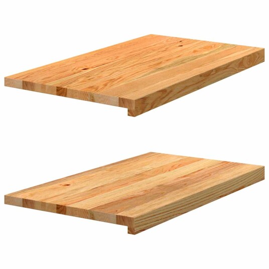 2 Stk Lysebrun 70x40x2cm Heltre Eik 2 Stk Lysebrun 70x40x2cm Heltre Eik