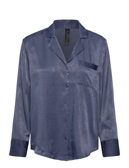 Hunkemöller Jacket Ls Satin Ayla Navy S