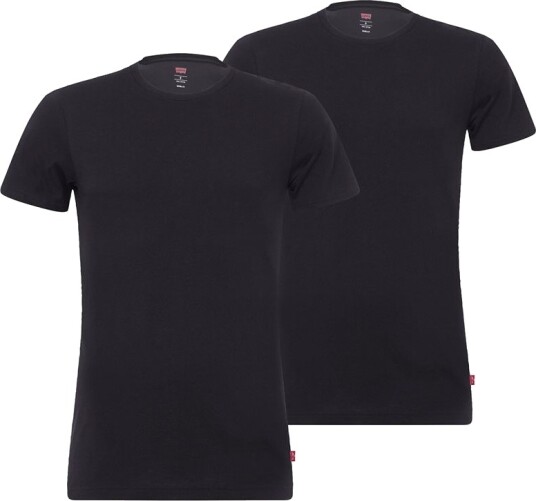 Levi's Levis 2 Pk T-Skjorte Svart M