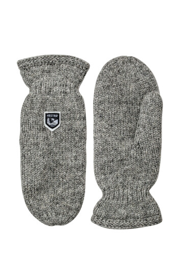 Hestra Basic Wool Mitt Grey 9 Hestra Basic Wool Mitt Grey 9
