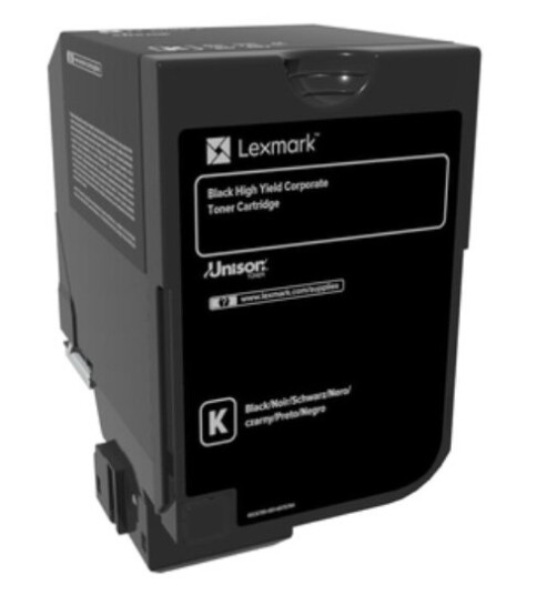 Lexmark CX 725 BK Corporate Toner - 84C2HKE Original - Svart 25000 sider Lexmark CX 725 BK Corporate Toner - 84C2HKE Original - Svart 25000 sider