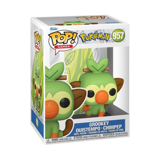 Funko Pop! Pokemon Grookey Figur - Vinil Samleobjekt