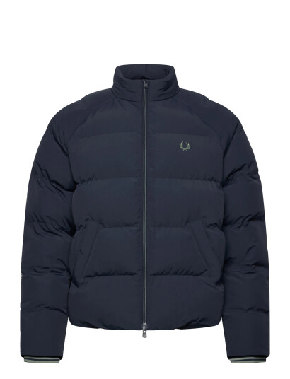 Fred Perry Raglan Sleeve Padded Jkt - Navy - XXL