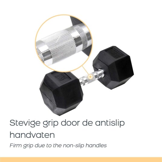Orange Gym Hex Dumbbell 18kg Orange Gym Hex Dumbbell 18kg