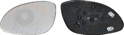 VAN WEZEL 3766835 Speilglass, ytterspeil
