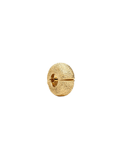 Pandora Textured Mini Clip Charm Gold ONE SIZE Pandora Textured Mini Clip Charm Gold ONE SIZE