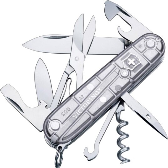 Victorinox Climber 1.3703.T7 Schweizerlommekniv Antal Funktioner 14 Sølv (Transparent)