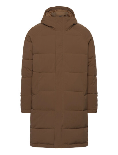 Revolution Long Puffer Jacket   Brown   L