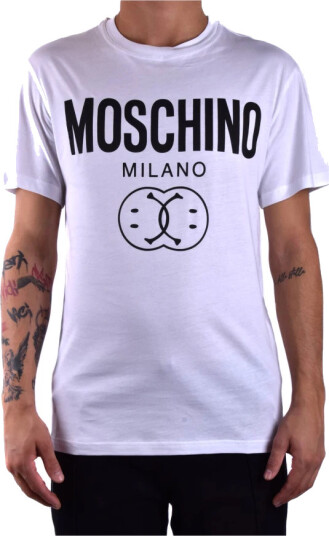 Moschino Herre Topper Hvit L, Moschino Herre Topper Hvit L,