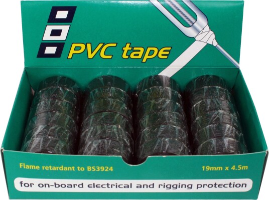 PSP Elektrikertape 24 stk sort 19 mm 4,5 m