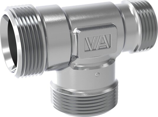 Vatette FG065067720 Skruvdel for T-rør, 15x15x10 mm, Installasjon
