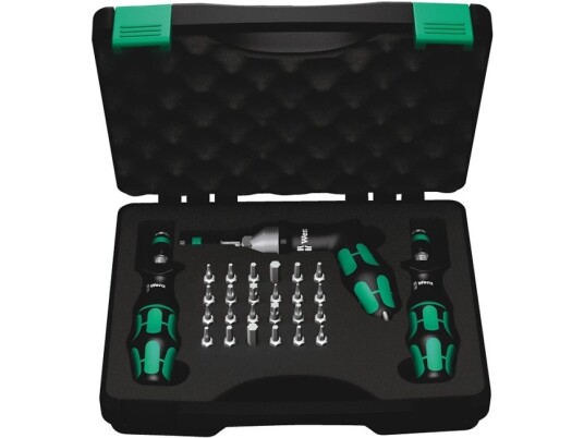 Wera 7445/46/47, Sort, Grønn, Sort
