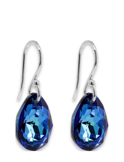 MARMARA STERLING Silver Earrings |Blå |One Size