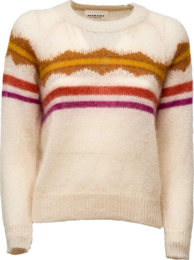 Isabel Marant Dame Strikkevarer Hvit 2XS,