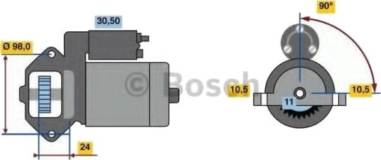 BOSCH 0 986 023 610 Starter