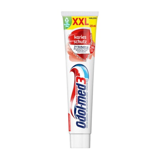 Tannkrem Protection Odol Med3 Kariesbeskyttelse 125 ml.