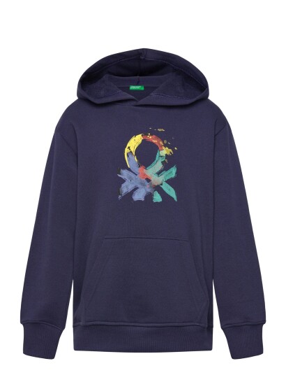 United Colors of Benetton Sweater W/Hood Navy 160