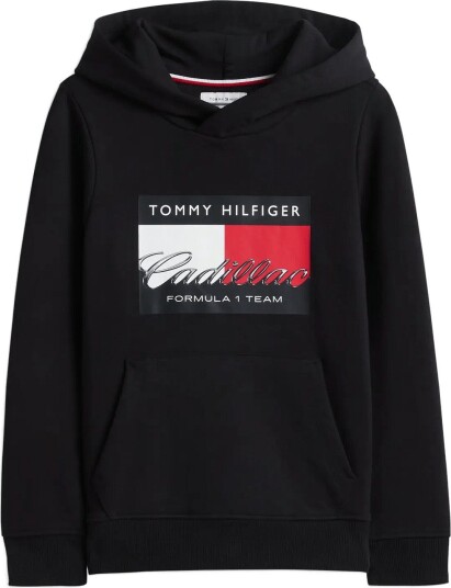 Tommy Hilfiger Th X Cf1 Graphic Flag Hoodie BLACK 104