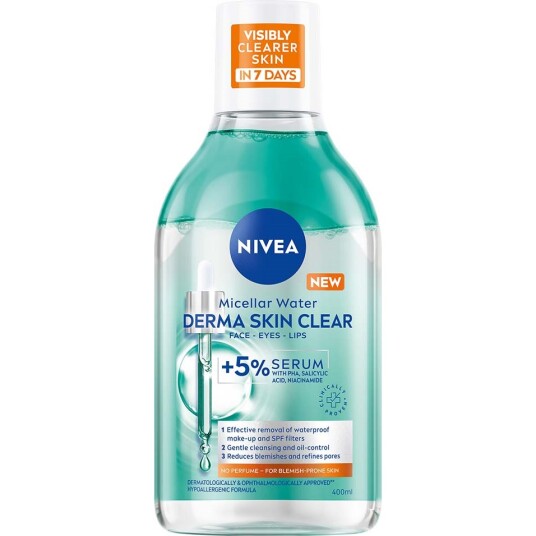 NIVEA Micellar Water Derma Skin Clear 400ml
