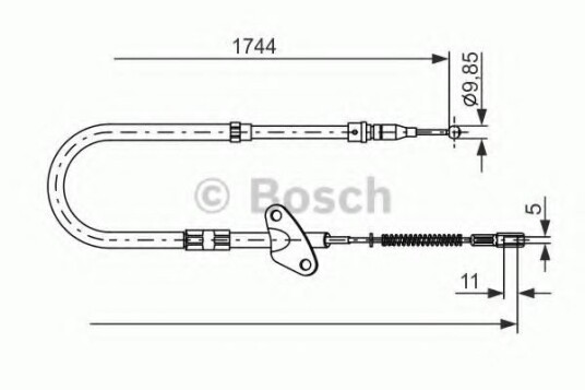 Bosch Tautrekk parkeringsbrems BOSCH 1 987 477 121 Bosch Tautrekk parkeringsbrems BOSCH 1 987 477 121