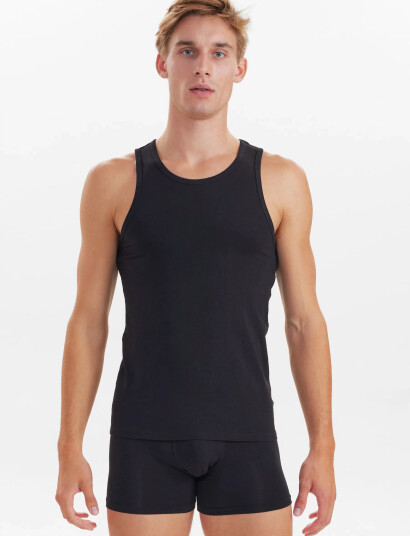 JBS Jbs 2-Pack Singlet Bamboo - Black - XXXL