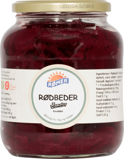 Rømer Rødbeter i Glass Demeter 680g