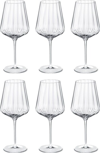 Jensen Bernadotte hvitvinsglass 6-stk. Krystallinsk