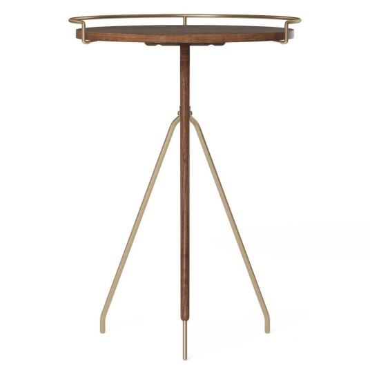 Audo Copenhagen Umanoff sidebord valnøtt-polert messing 60 cm