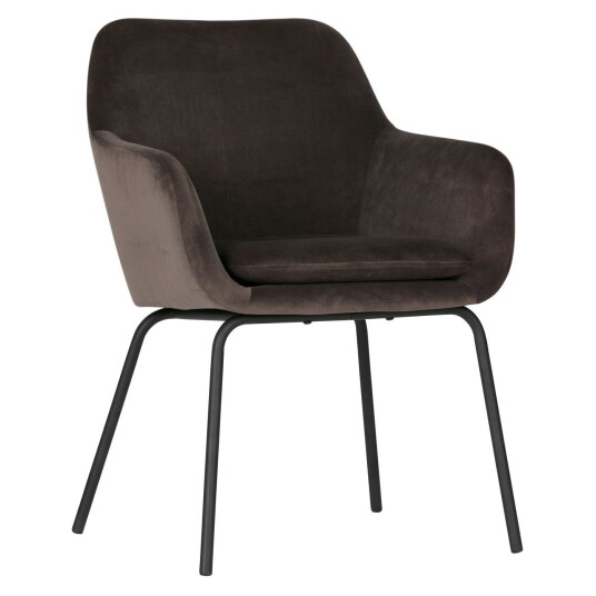 Vtwonen Mood Spisestol - Grå velur Unoliving 1561214-01-0 1609702-01-0