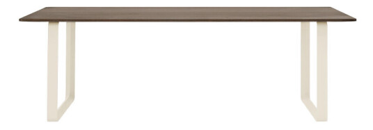 Muuto 70/70 spisebord 225 x 90 cm Solid smoked oak-Sand