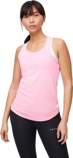 R�hnisch Women's Logo Racerback Rosa S Woman