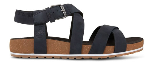 Timberland Women's Malibu Waves Ankle Strap Sandal Sort 38 Woman