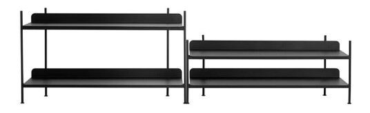 Muuto Compile configuration 5 hyllesystem Black Muuto Compile configuration 5 hyllesystem Black