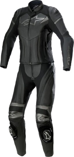 Alpinestars Stella GP Plus Ladies To Piece Motorsykkel Leather Suit 46 Svart Grå