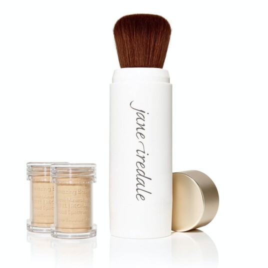 Jane Iredale Amazing Base Refillable Brush Amber 5 g Pudder Jane Iredale Amazing Base Refillable Brush Amber 5 g Pudder