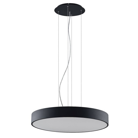Arcchio Noabelle LED-hengelampe, svart, 80 cm
