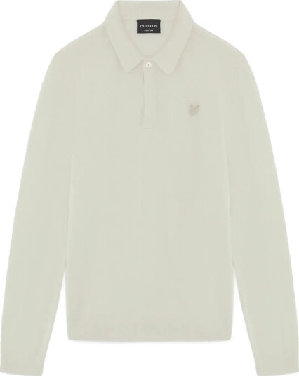 Lyle & Scott Ls Knitted Polo Shirt Beige 122 128