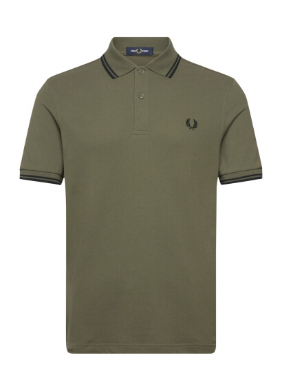 Fred Perry Twin Tipped Fp Shirt - Khaki green - S